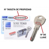 TD60 LLAVE DE SEGURIDAD PROTEGIDA TESA