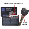 TK-100 LLAVE DE SEGURIDAD PROTEGIDA TESA