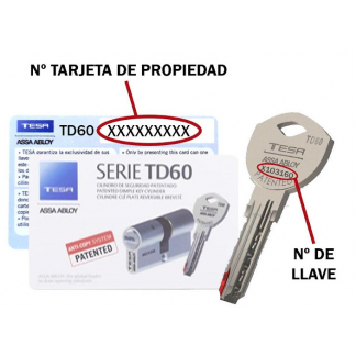 TD60 LLAVE DE SEGURIDAD...